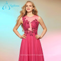 Real Photos Simple Tulle Lace Appliques Long Robes de bal